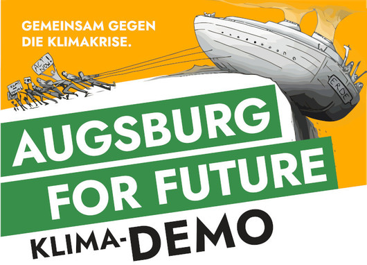 Gemeinsam gegen die Klimakrise â€” Augsburg for Future, Klima-Demo