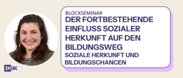 Ein Foto von Kim Gärtner. Rechts daneben steht der Veranstaltungstitel.